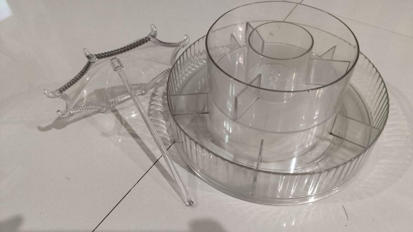 360 Umbrella-Shaped Makeup & Skincare Storage Rack