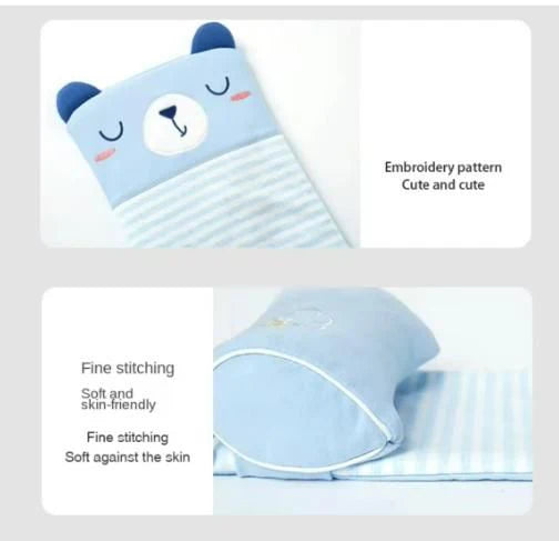 Baby Pillow | Gentle Head Shape Protection with Adjustable, Cotton-Soft Comfort