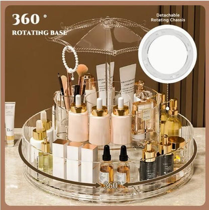 360 Umbrella-Shaped Makeup & Skincare Storage Rack