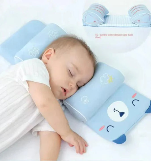 Baby Pillow | Gentle Head Shape Protection with Adjustable, Cotton-Soft Comfort