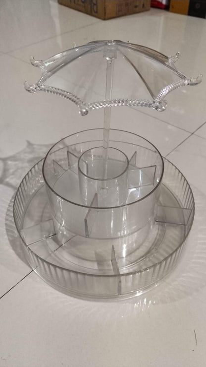 360 Umbrella-Shaped Makeup & Skincare Storage Rack