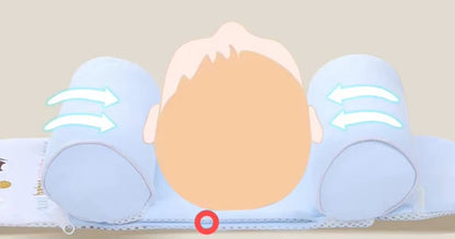 Baby Pillow | Gentle Head Shape Protection with Adjustable, Cotton-Soft Comfort