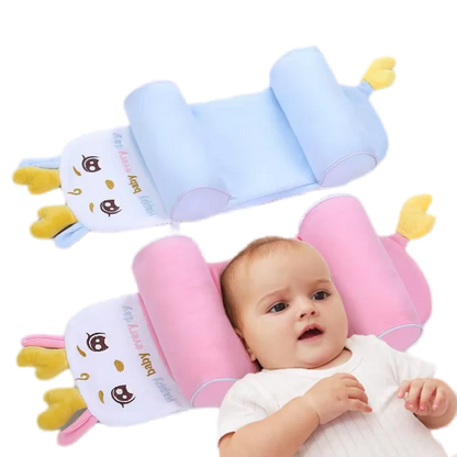 Baby Pillow | Gentle Head Shape Protection with Adjustable, Cotton-Soft Comfort